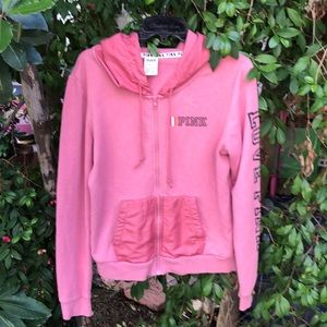 PINK Victoria’s Secret zipped up hoodie